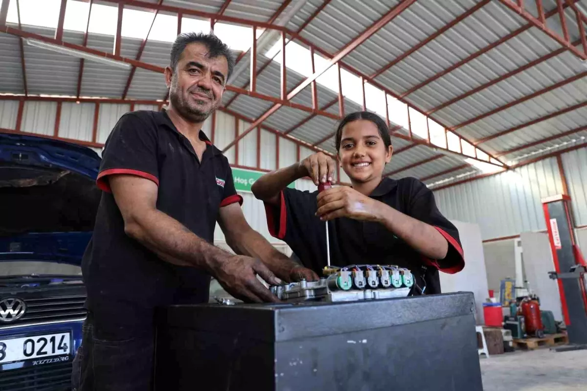 13 Yaşında Oto Tamircisi: Nehir Usta