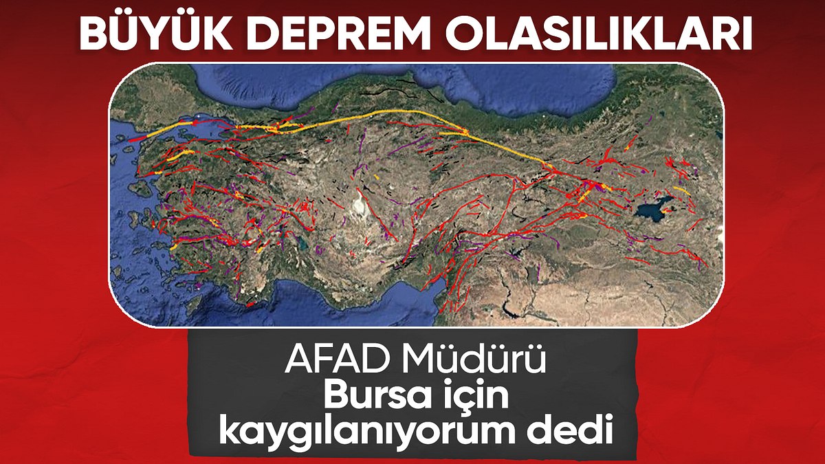 AFAD Müdürü Orhan Tatar Bursa’yı işaret etti