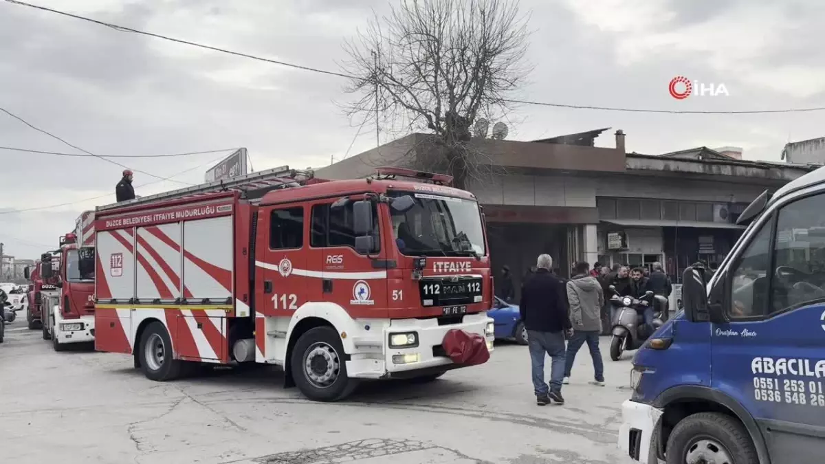 Düzce’de Şarjda Bırakılan Matkap Patladı