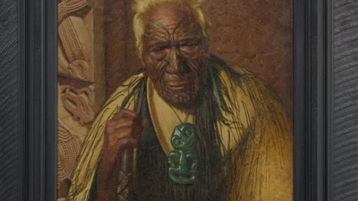 Ressam Charles Frederick Goldie’nin Maori liderini resmettiği tablo 2,2 milyon dolardan alıcı buldu