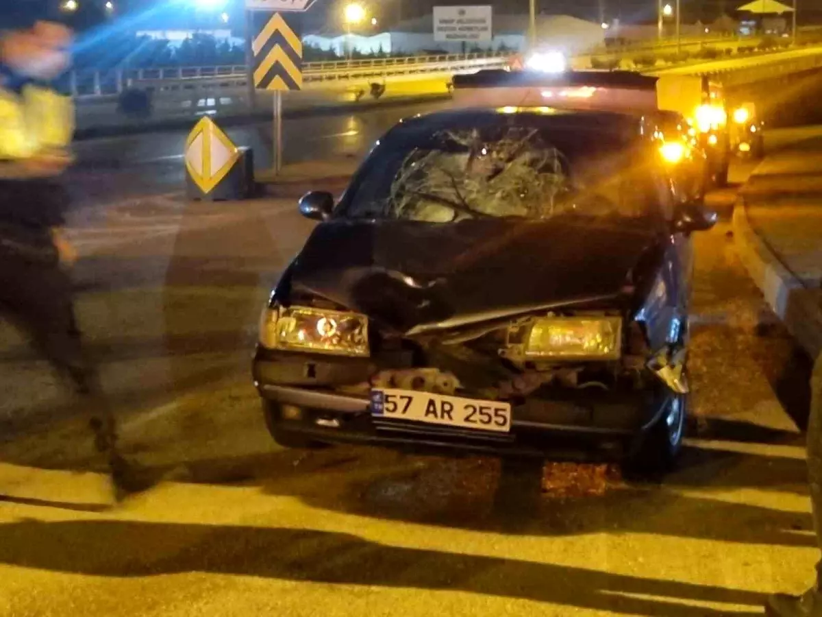 Sinop’ta Yaya Trafik Kazası