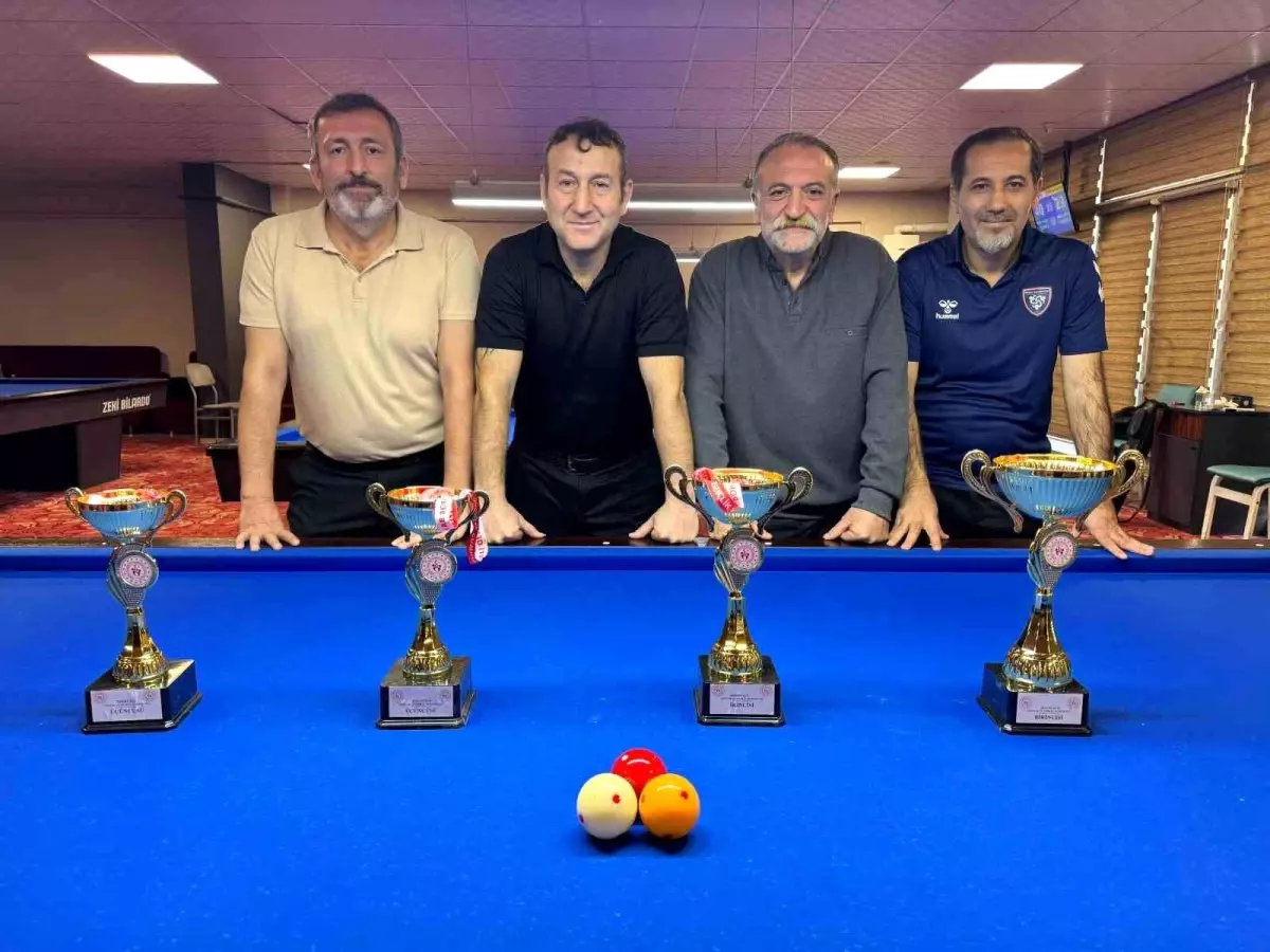 Düzce 3 Bant Bilardo İl Şampiyonası Sonuçlandı