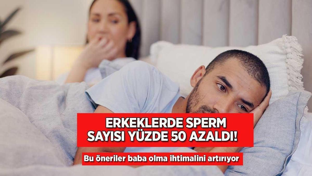 Erkeklerde sperm sayısı yüzde 50 azaldı! Bu öneriler baba olma ihtimalini artırıyor