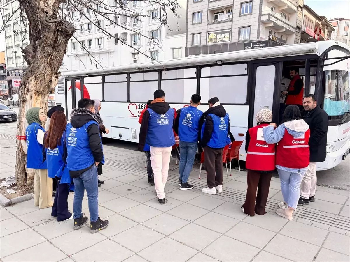 Muş’ta Kan Bağışı Kampanyası