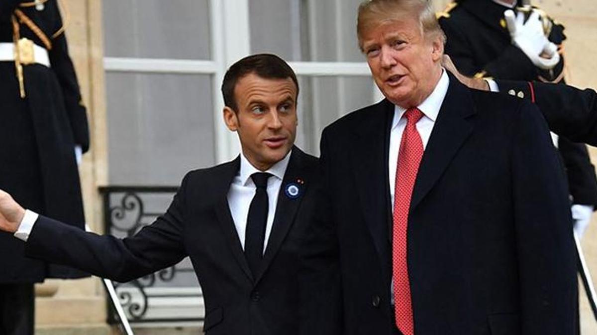 Trump ve Macron, Beyaz Saray’da bir araya geldi