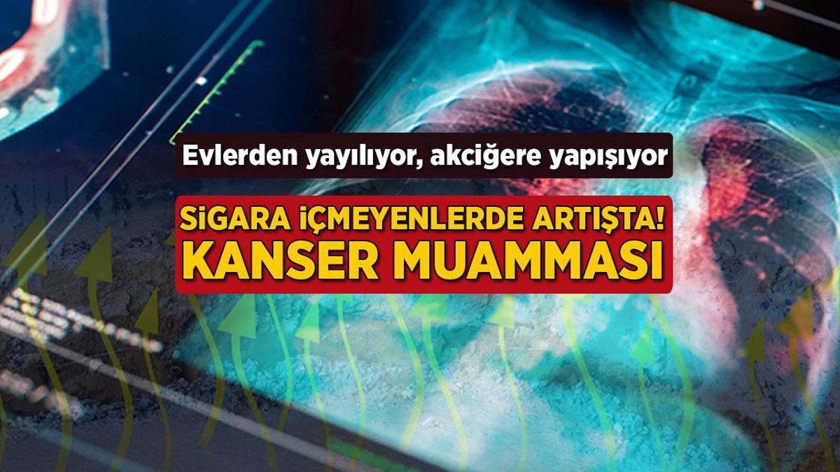 Sigara içmeyenlerde artışta! Kanser muamması: Evlerden yayılıyor, akciğere yapışıyor